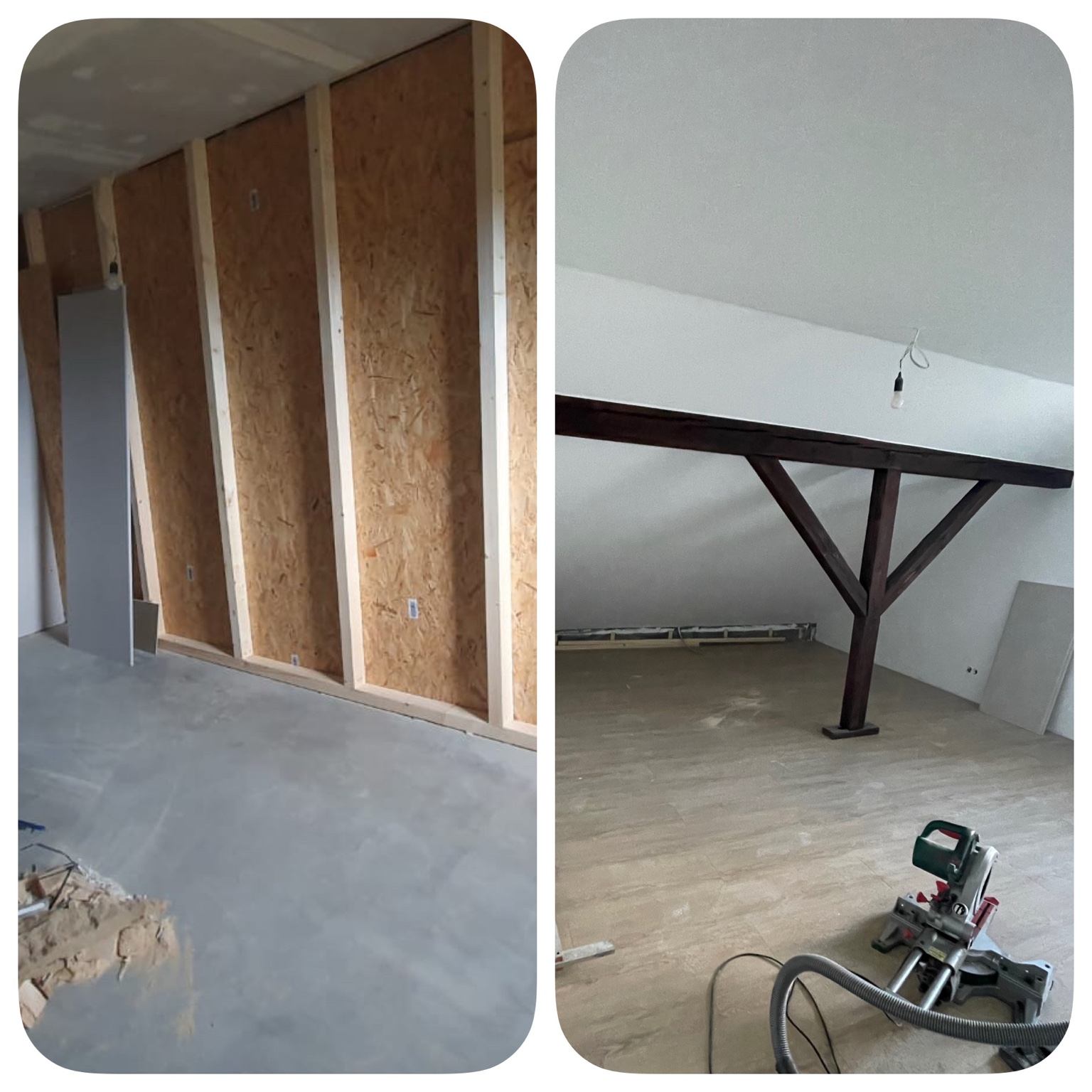 Dachgeschossausbau Trockenbau & Boden